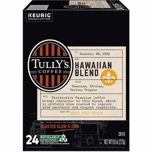 Kcup, Tullys, Hawaiian 24/BX
