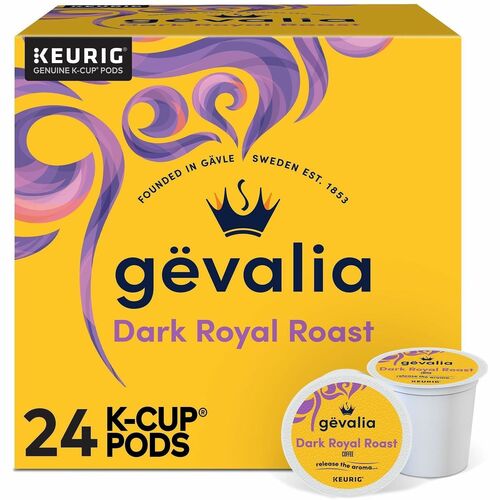 Coffee, K-Cup, Dark Royal, Gevalia 4/CT