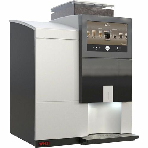 Coffeemaker, Bean-To-Cup, 10.1 Screen, 150-Cup Capacity, Black/Silver