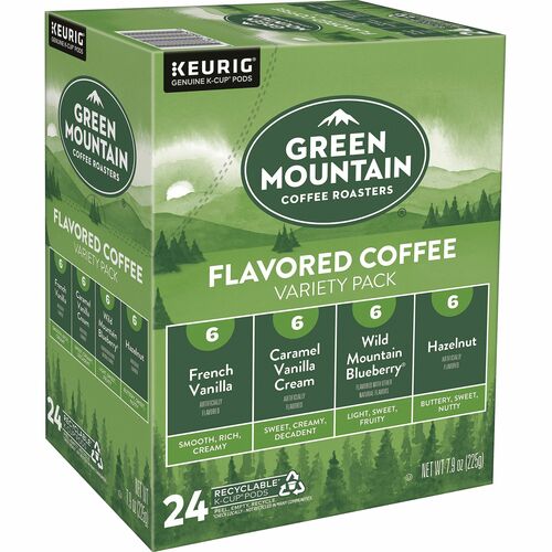 Coffee, Flavored Variety, Light Roast, K-Cup 4/CT