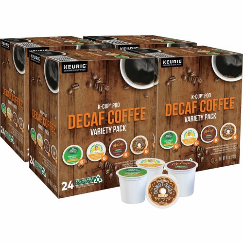 Sampler, Variety, Decaf, Keurig, 24/BX 4/CT