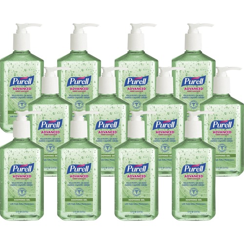 Sanitizer, Hand, Aloe, Purell 12/CT
