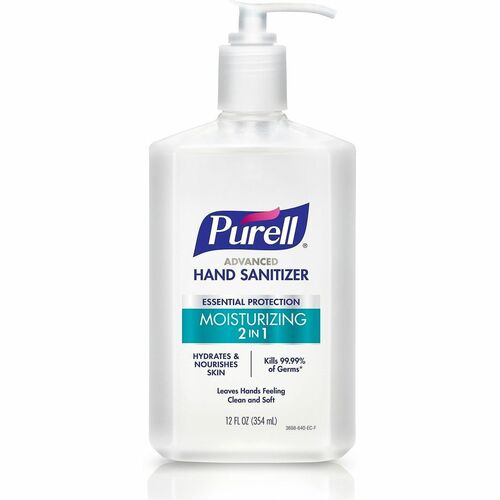 Bottle, Pump, Sanitizer, 12OZ