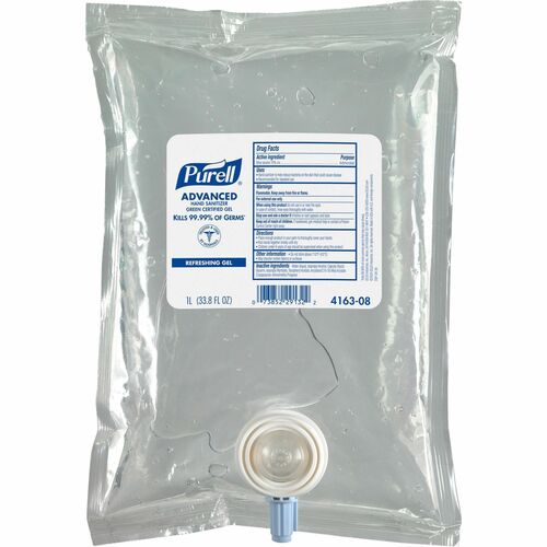 Sanitizer, Refill, Gel, Green, Case