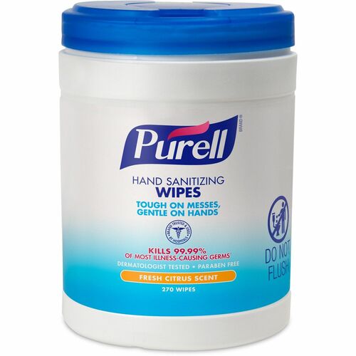 Wipes, Purell, 270/Tub