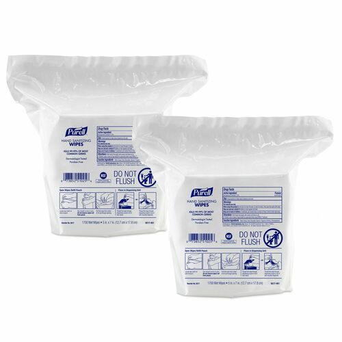 Wipes, Sanitizing, Hand, Purel 2/CT