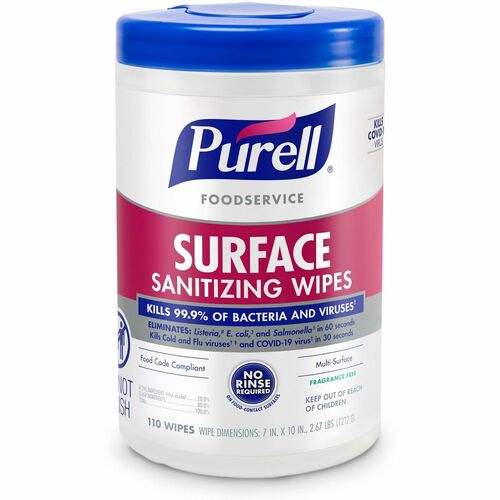 Wipe, Sanitizer, Surface, F.F., 110