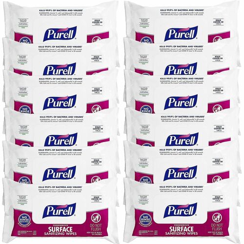 Wipe, Surface, Flowpack 12/CT