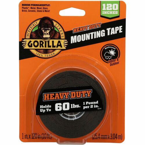 Tape, Mount, 1" x 120", 60 Lb
