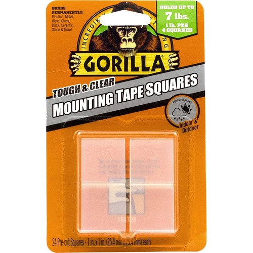 Tape, Mount, 1" x 1" 24/PK
