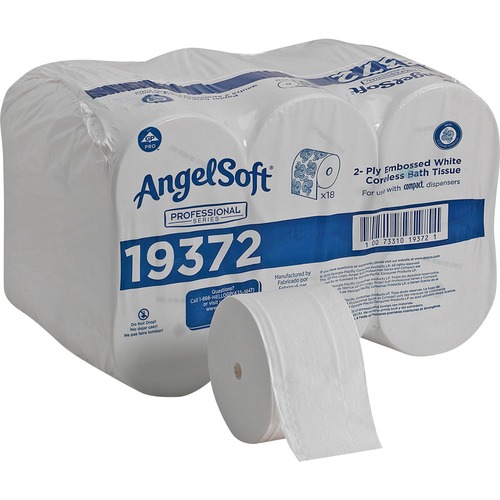 Tissue, Rolls, 2-Ply, Coreless 18/CT