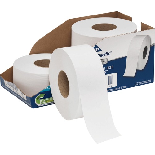 Tissue, Bath, Jumbo, 2 Ply 4/CT