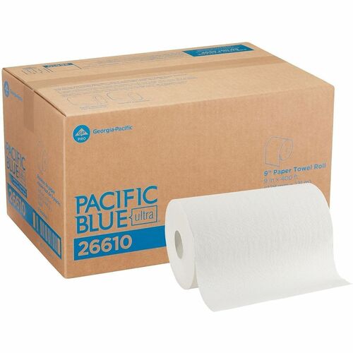 Roll, Towel, White, 9" 6/CT