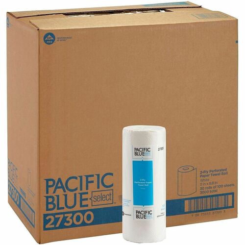 Towels, Household, 100 Sheet, White