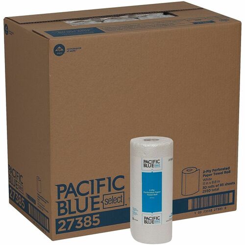 Towels, Bleached, 85SH, White 30/CT