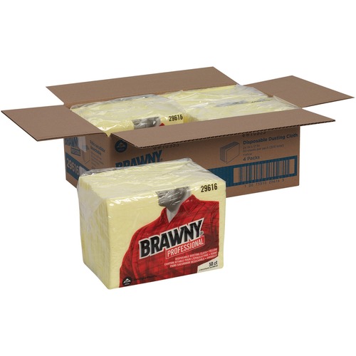 Wipes, Dust, Yellow, 17 X 24 4/CT