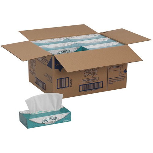 Tissue, Angled Soft, Flat Box, White 30/CT