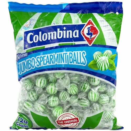 120 Green Rabbit Jumbo Spearmint Balls