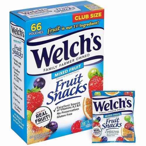 Food, Welch Fruit Snacks 66/CT