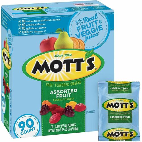 Food, Motts Fruit Snacks 90/CT
