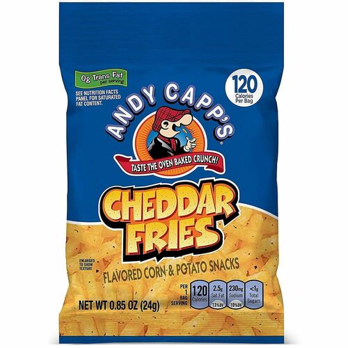 AndyCapps Cheddar Fries 72/CT