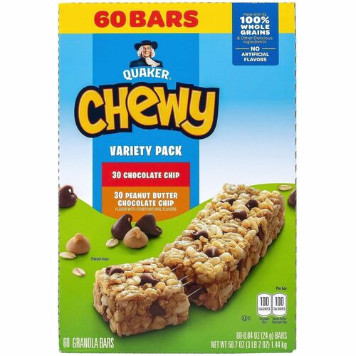 Food, Quaker Bars, 6 Ounce 60/CT