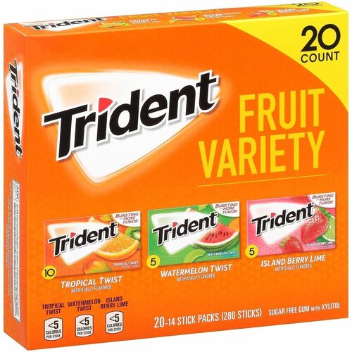 Gum, Trident Sugar Free 20/CT
