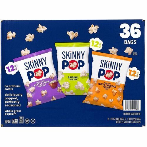 Food, Popcorn, Skinny, Vert 36/CT
