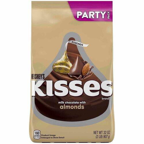 Candy, Kisses With Almonds, 32oz
