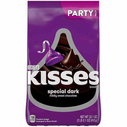 Candy, Drk Kisses, 32.1 Oz