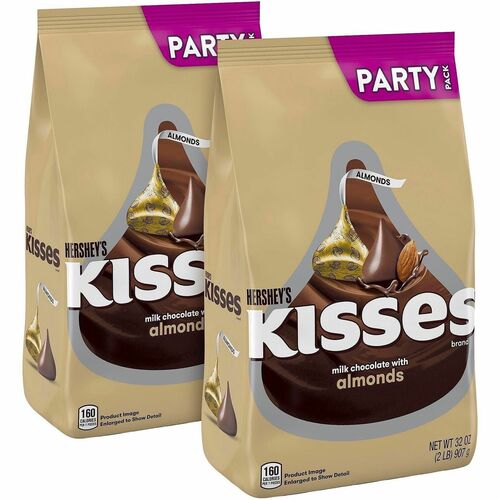Candy, Kisses Almonds 2/CT