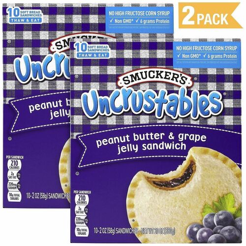 Food, Uncrustables Grape 20/CT