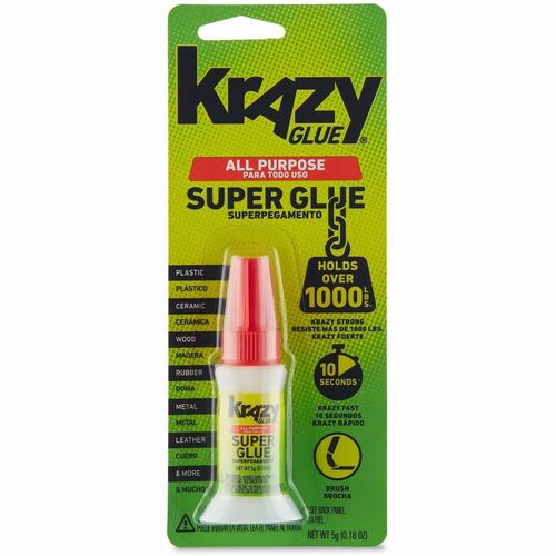 Glue, All Purpose, Brush On Liquid, 5G