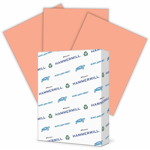 Paper, Copy, 20#, 8.5x11, Salmon 500/RM