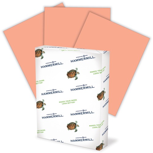 Paper, Copy, 20#, 8.5x11, Salmon, 500 Reams 10/CT