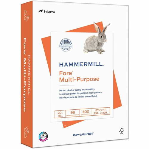 Paper, Multipurpose, 24#, 8.5x11, 500 Reams 10/CT