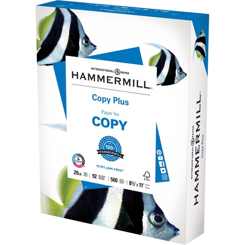 Paper, Copy Plus, 8.5x11, 500 Reams 5/CT