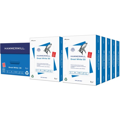 Paper, GRT White 30, 8.5 x 11, 3 HP, 500 Reams 10/CT