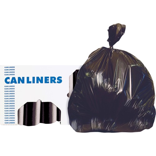 Liner, Can, 28x45, 23 Gallon, Black, 25/RL 8/CT