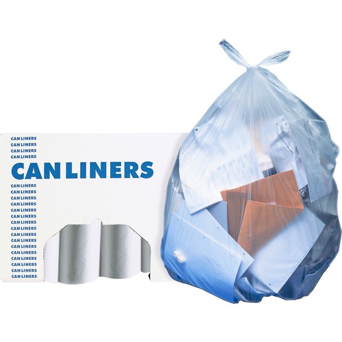 Liner, Can, 40x53, 55 Gallon, Clear, 20/RL 5/CT