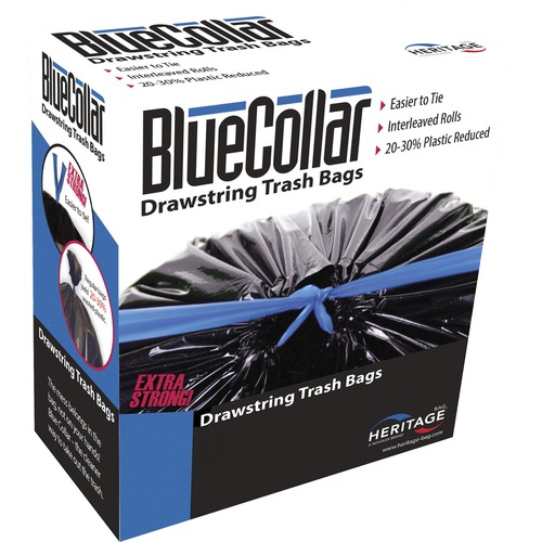 Liner, Can, 30 Gallon, Black, 65 Pound 40/BX