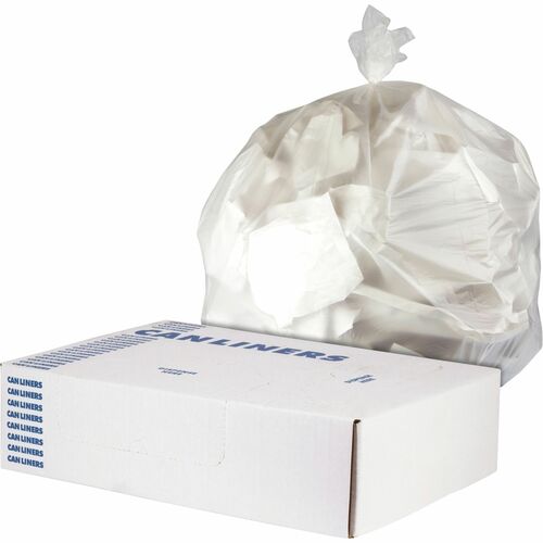 Liner, HDPE, 33 x 38, 9 Micron, Natural 500/CT