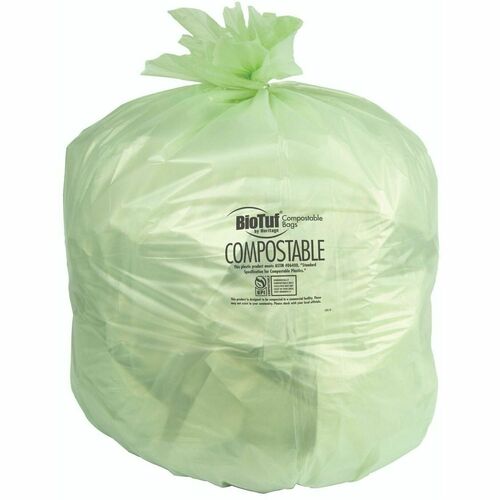 Liner, Bio, 33x39, 0.9 Mil, Green 100/CT