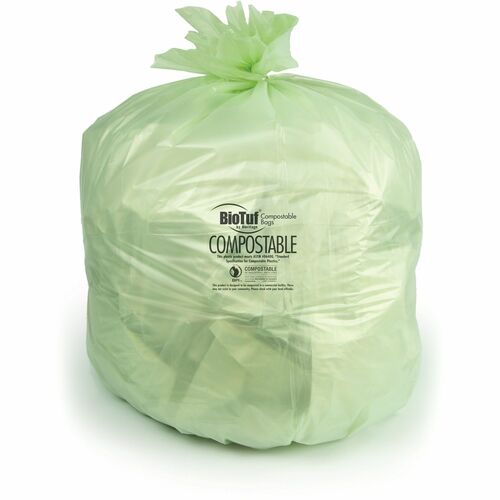 Liner, Bio, 47x60, 1.00 Mil, Green 100/CT