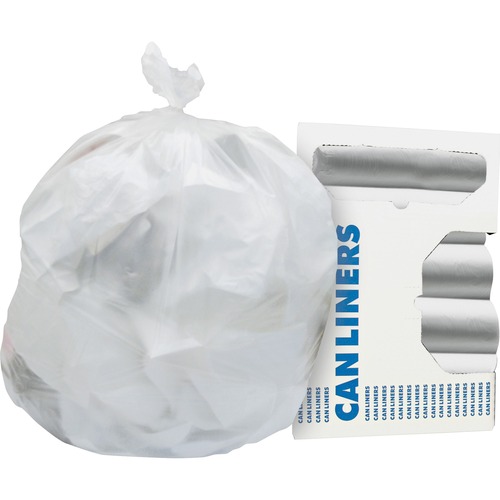Can Liners, 12 Microns, 33 Gal, 33" x 40", NL, 25 Count 20/CT