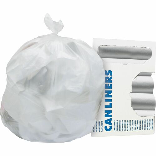 Liner, HDPE, 33x40, 16 Micron, Natural 250/CT