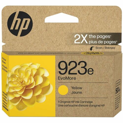 Cartridge, Ink, Evom, HP 923E, YW
