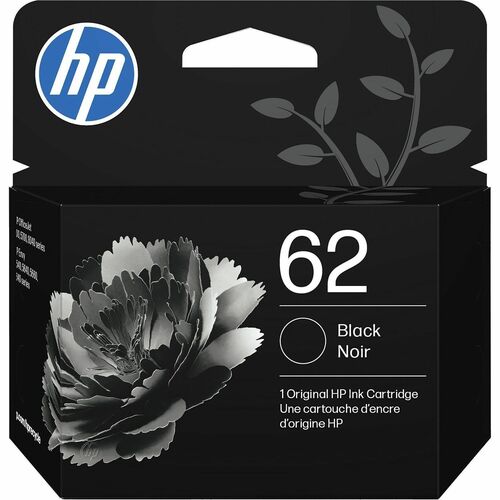 Cartridge, Ink, Black, Original HP62