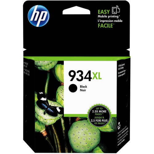 Cartridge, Ink, Black, Original HP934XL