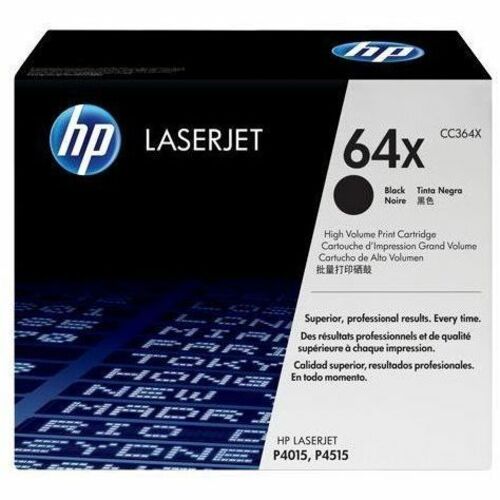 Cartridge, Print, Black, LaserJet, CC364X